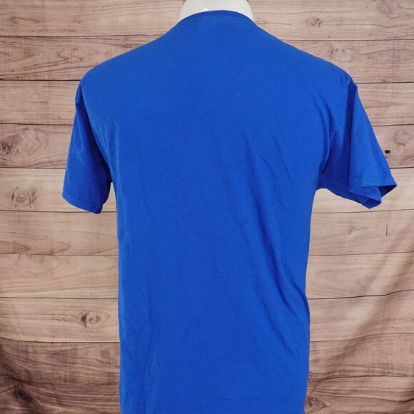 ST LOUIS BLUES NHL HOCKEY 2019 STANLEY CUP CHAMPIONS LOCKER ROOM TSHIRT SZ M - Picture 5 of 7